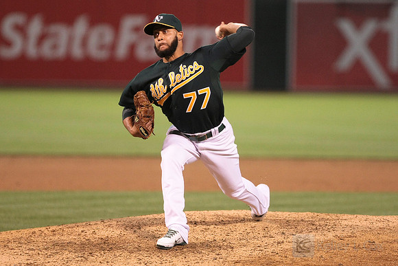 MLB: Cleveland Indians at Oakland Athletics