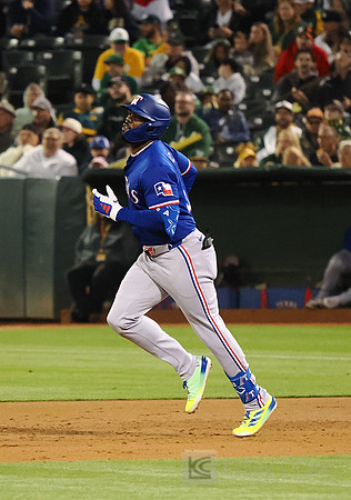 MLB: Texas Rangers at Oakland Athletics