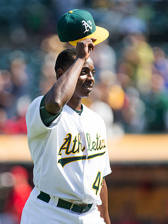 MLB: Los Angeles Angels at Oakland Athletics