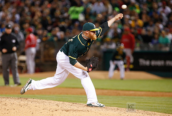 MLB: Los Angeles Angels at Oakland Athletics
