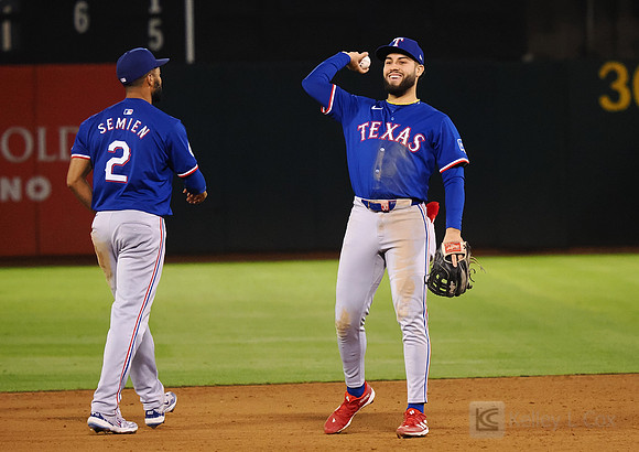 MLB: Texas Rangers at Oakland Athletics