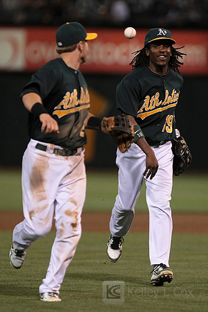 MLB: Cleveland Indians at Oakland Athletics