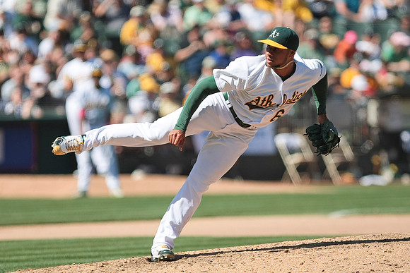 MLB: Seattle Mariners at Oakland Athletics