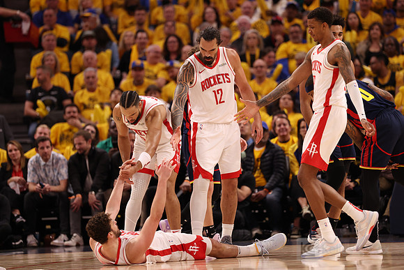 NBA: Playoffs-Houston Rockets at Golden State Warriors