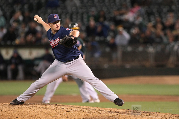 MLB: Cleveland Indians at Oakland Athletics