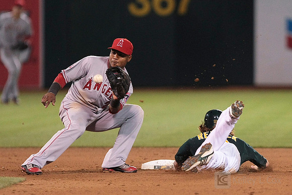 MLB: Los Angeles Angels at Oakland Athletics