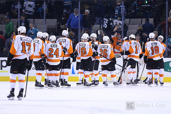 NHL: Philadelphia Flyers at San Jose Sharks