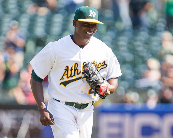 MLB: Los Angeles Angels at Oakland Athletics