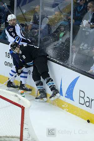 NHL: Winnipeg Jets at San Jose Sharks