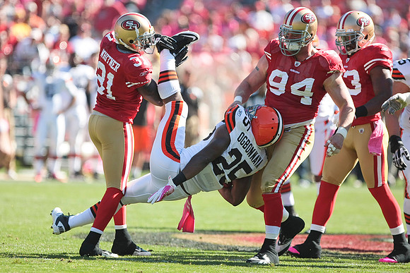 NFL: Browns at 49ers