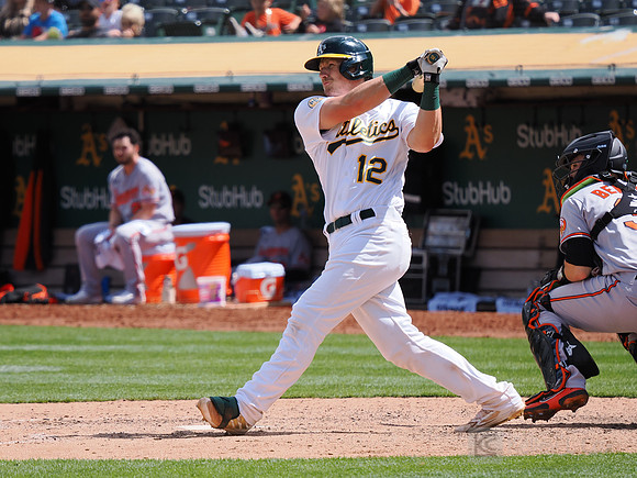 MLB: Baltimore Orioles at Oakland Athletics