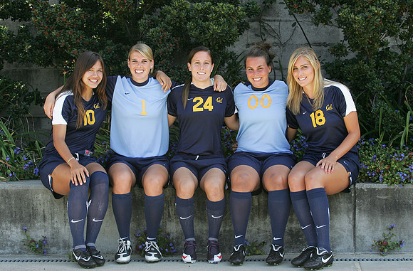 Cal Women's Soccer Head Shots