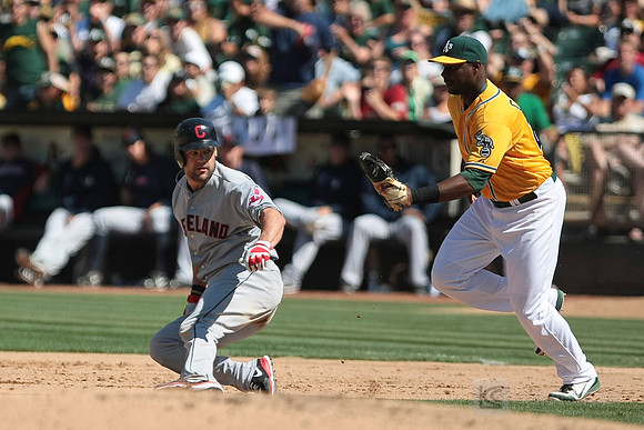 MLB: Cleveland Indians at Oakland Athletics