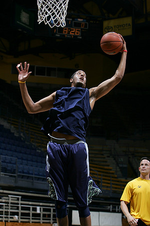 Cal Men's Basketball Practice