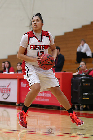 Cal State East Bay Pioneers guard Stephanie Lopez (12)