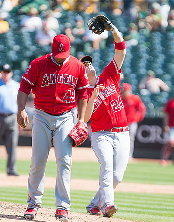 MLB: Los Angeles Angels at Oakland Athletics