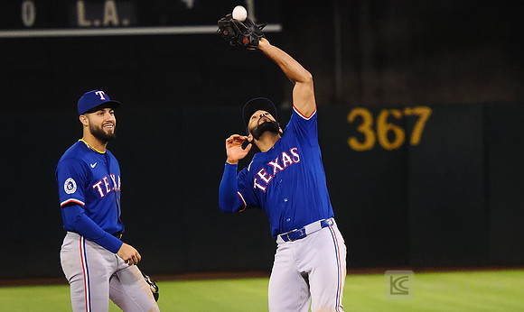MLB: Texas Rangers at Oakland Athletics