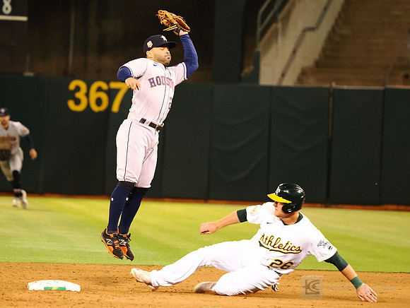 MLB: Houston Astros at Oakland Athletics