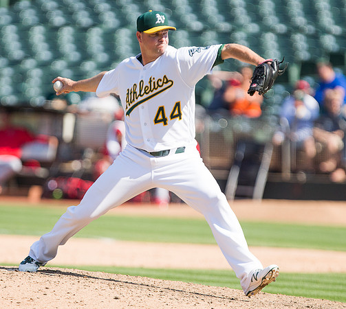 MLB: Los Angeles Angels at Oakland Athletics