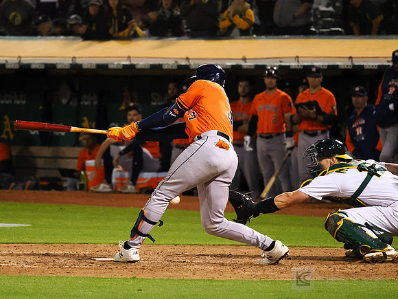 MLB: Houston Astros at Oakland Athletics