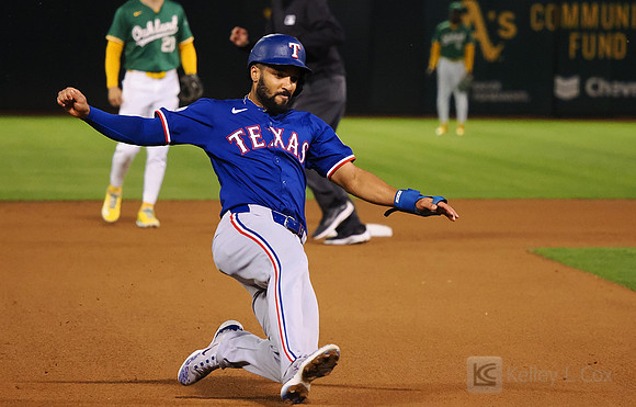 MLB: Texas Rangers at Oakland Athletics