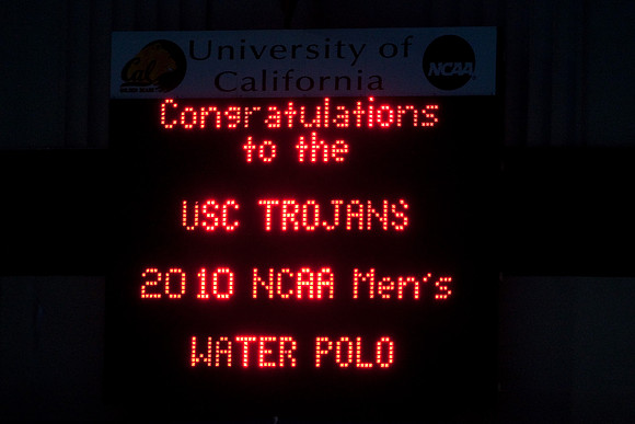 Cal Men's Water Polo vs USC