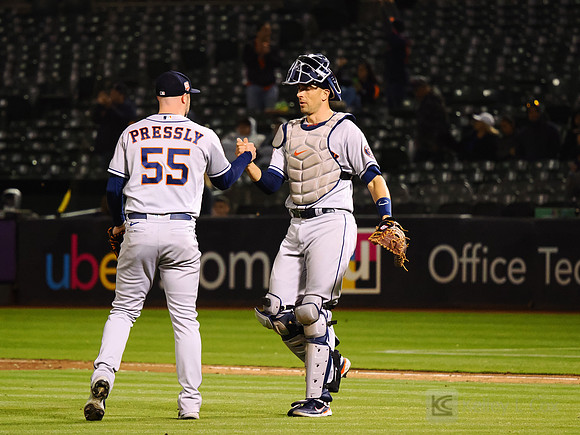 MLB: Houston Astros at Oakland Athletics