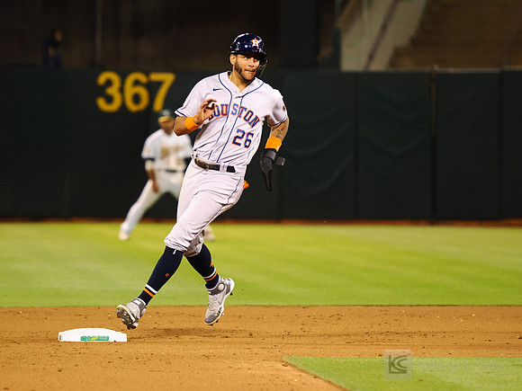 MLB: Houston Astros at Oakland Athletics