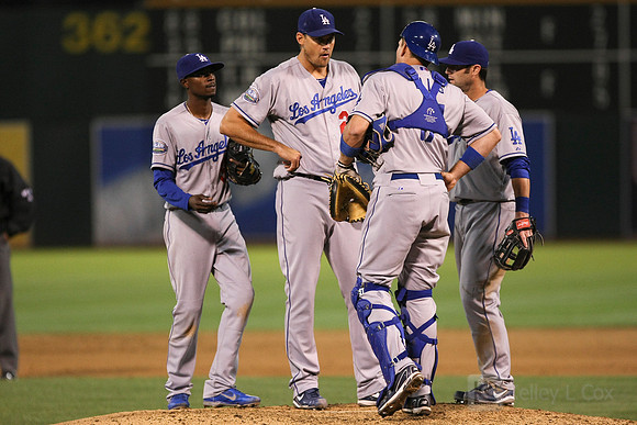 MLB: Los Angeles Dodgers at Oakland Athletics