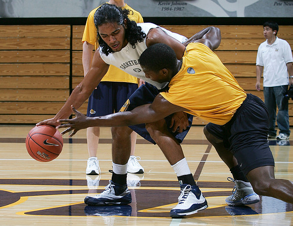 Cal Men's Basketball Practice