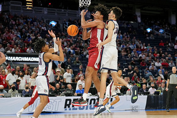 NCAA Basketball: NCAA Tournament West Regional-Arkansas vs Gonzaga