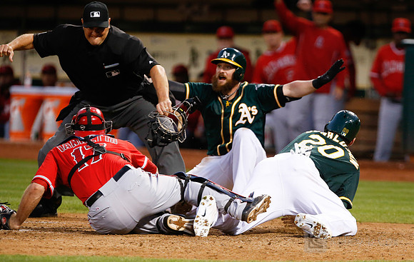 MLB: Los Angeles Angels at Oakland Athletics