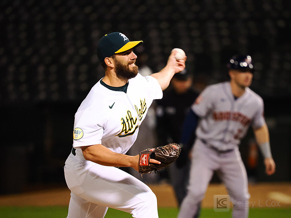 MLB: Houston Astros at Oakland Athletics