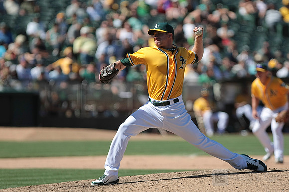 MLB: Los Angeles Angels at Oakland Athletics