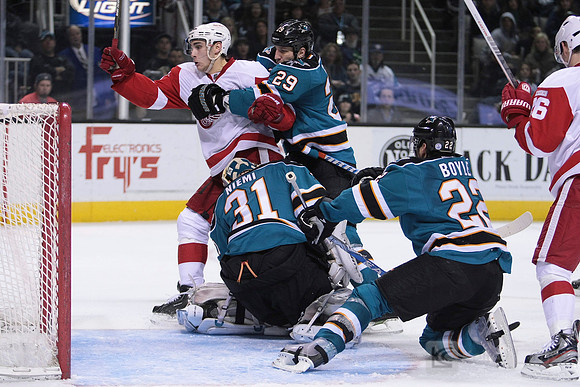 NHL: Detroit Red Wings at San Jose Sharks