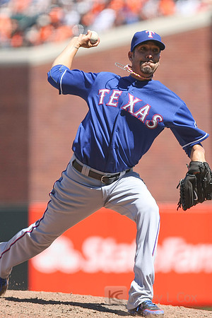 MLB: Texas Rangers at San Francisco Giants