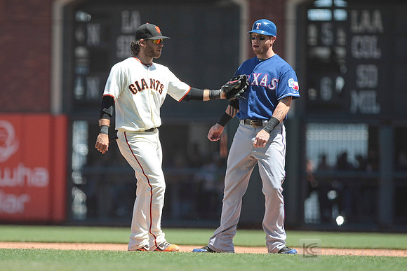 MLB: Texas Rangers at San Francisco Giants