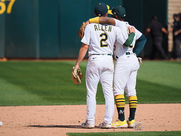 MLB: Texas Rangers at Oakland Athletics
