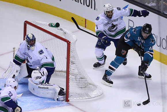 NHL: Vancouver Canucks at San Jose Sharks