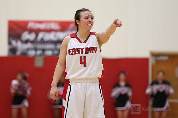Cal State East Bay Pioneers guard Shannon Bland (4)