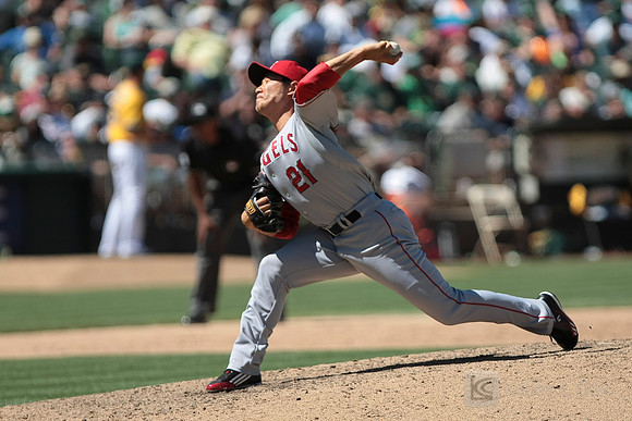 MLB: Los Angeles Angels at Oakland Athletics