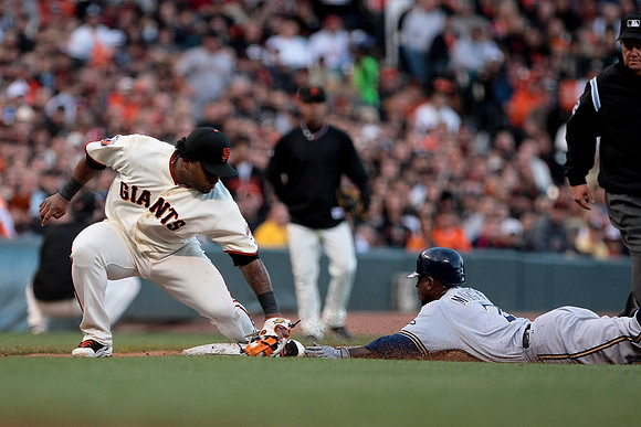 MLB: JUL 23 Brewers at Giants
