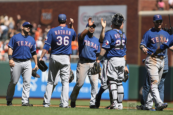 MLB: Texas Rangers at San Francisco Giants