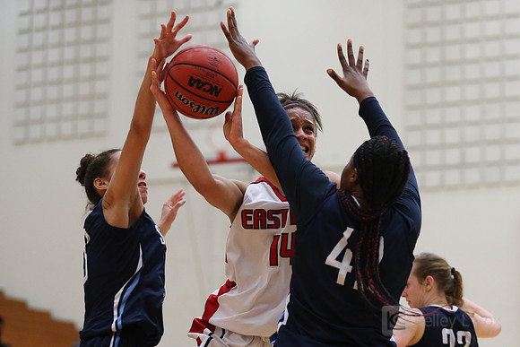 Cal State East Bay Pioneers forward Bianca Littleton (14)