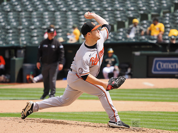 MLB: Baltimore Orioles at Oakland Athletics