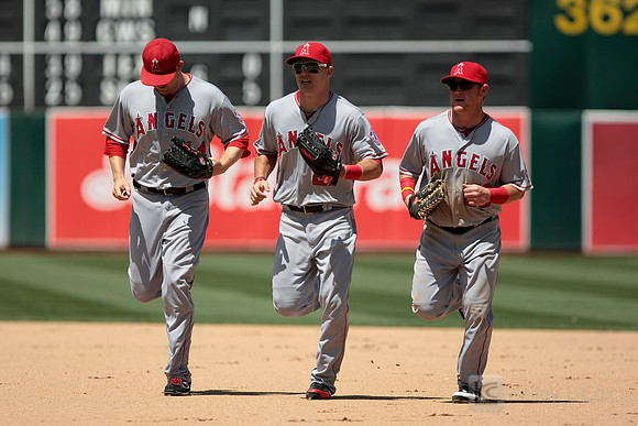MLB: Los Angeles Angels at Oakland Athletics