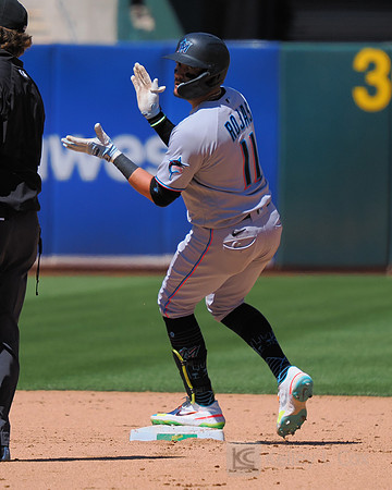 MLB: Miami Marlins at Oakland Athletics