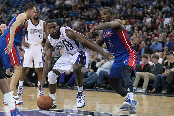 NBA: Detroit Pistons at Sacramento Kings