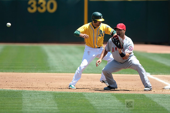 MLB: Los Angeles Angels at Oakland Athletics