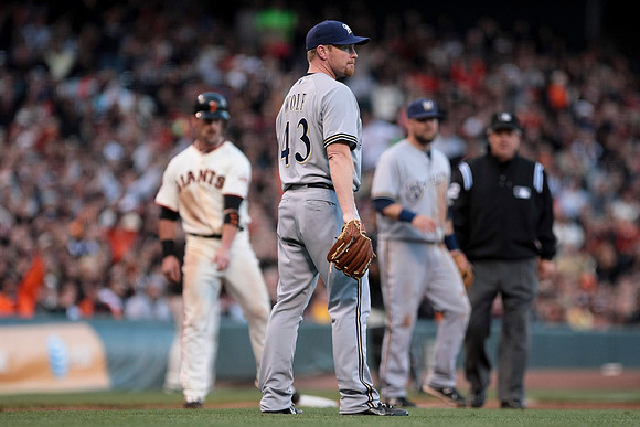 MLB: JUL 23 Brewers at Giants